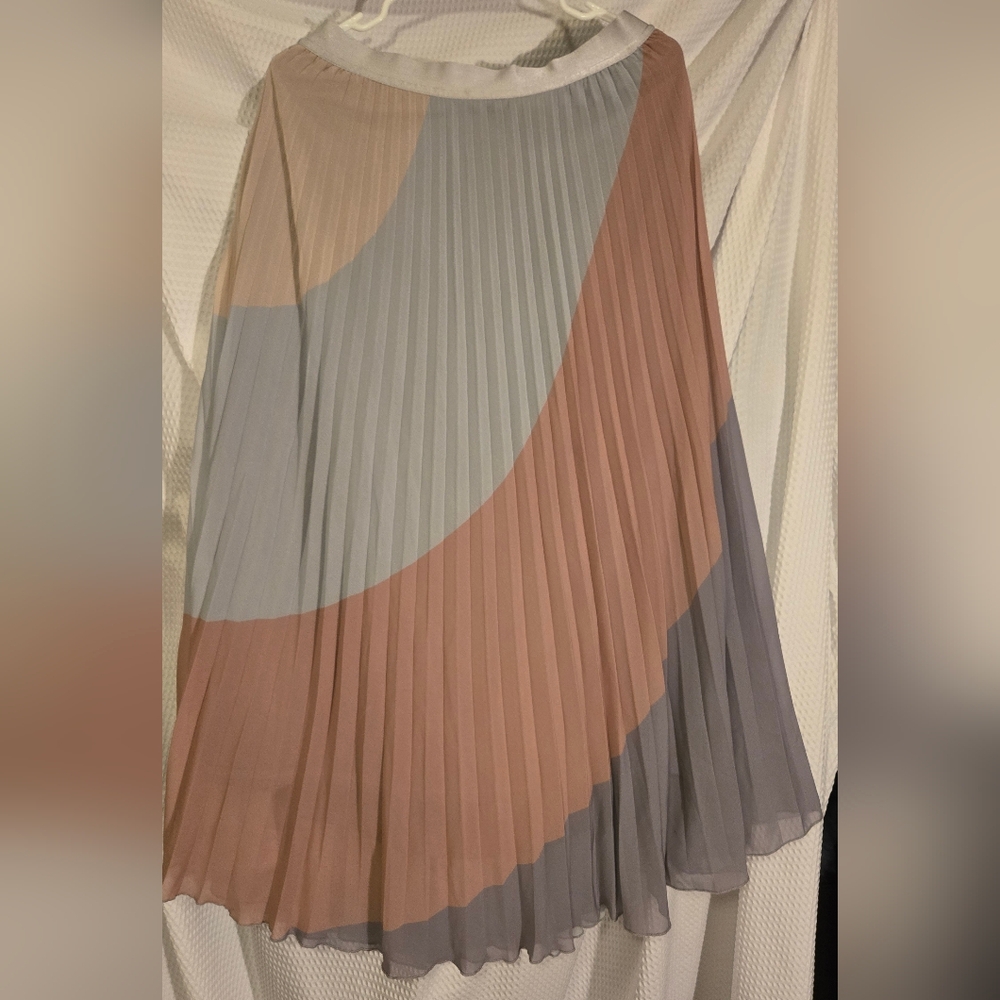 WD.NY Multicolor Pleated Skirt